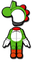 Yoshi Mii racing suit from Mario Kart 8 Deluxe