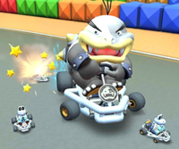 The Morton Cup Challenge from the New Year's Tour of Mario Kart Tour