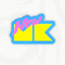 A sticker in Mario Kart World