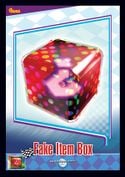 The Fake Item Box card from the Mario Kart Wii trading cards