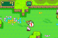 The mini-game, Grabbit from Mario Party Advance