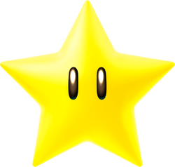 Artwork of a Star in Mario Party Superstars. Also used for Super Star in Super Mario Bros. Wonder and as a profile icon for the Nintendo Switch since version 20.0.0.