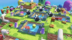 The Chomping at the Bit co-op challenge in Mario + Rabbids Kingdom Battle