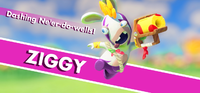 Ziggy splash screen from Mario + Rabbids Kingdom Battle