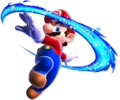 Mario spinning