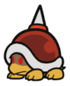Spike Top sprite from Paper Mario: Color Splash.