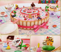 Some pictures of Peach's Birthday Cake in the encyclopedia