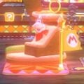 Screenshot of the level icon of Plessie's Dune Downhill in Super Mario 3D World