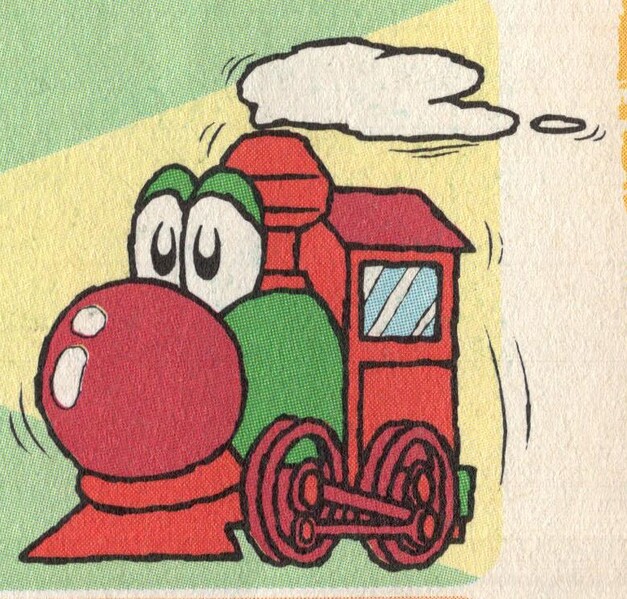 File:SMW2 Green Train Yoshi.jpg