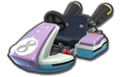 Dry Bones's Standard Kart body from Mario Kart 8 Deluxe