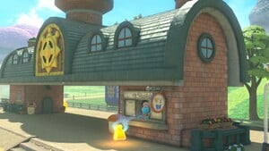 A Yoshi's location in Mario Kart World