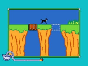 The microgame Animal Xing from WarioWare: D.I.Y. Showcase