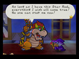 Bowser discusses his plans to knock Mario out of the castle.