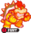 Bowser under the "Fury" status effect