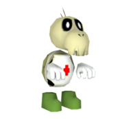 Unused model of a Dull Bones medic in Super Mario Strikers