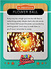 Level 2 Flower Ball card from the Mario Super Sluggers card game