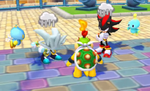 Shadow and Silver are dejected at losing to Bowser Jr.