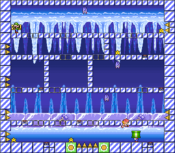 Level 4-5 map in the game Mario & Wario.