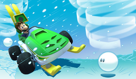Tornado Tundra course icon from Mario Kart Live: Home Circuit