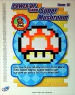 Super Mushroom e-Reader card from Super Mario Advance 4: Super Mario Bros. 3