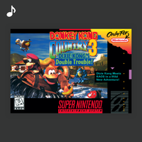 Cover image for the Top tracks playlist from Donkey Kong Country 3: Dixie Kong's Double Trouble! on Nintendo Music