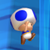 Squared screenshot of Small Blue Toad from New Super Mario Bros. U.