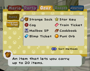 Strange Sack - Super Mario Wiki, the Mario encyclopedia