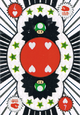 Four of Hearts card in the Platinum Playing Cards: Official Club Nintendo Collection deck.
