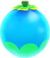 An "airy", blue fruit that will make your Yoshi fly out of this world! It's worth 30 coins.