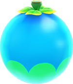 Artwork of a Blimp Fruit from Super Mario Galaxy 2.
