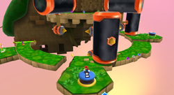 The Ledge Hammer Trap from Super Mario Galaxy 2