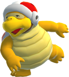 Heavy Fire Bro in Super Mario Maker 2