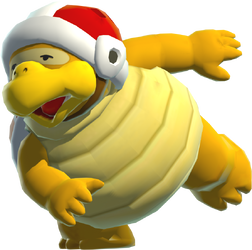 Heavy Fire Bro in Super Mario Maker 2