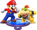 Mario with Bowser Jr. as his Jamboree Buddy