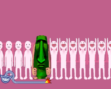 Fitting In in WarioWare: Smooth Moves.