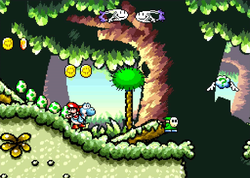 What's Gusty Taste Like? level from Super Mario World 2: Yoshi's Island