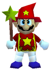 Wizard Mario from Mario Party 2. Taken from a screenshot.