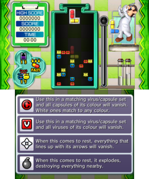 Beginner Stage 17 of Miracle Cure Laboratory in Dr. Mario: Miracle Cure