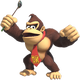 Artwork of Donkey Kong in Mario Golf: Super Rush