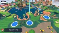 Hole 8 of Shelltop Sanctuary's Amateur layout from Mario Golf: Super Rush