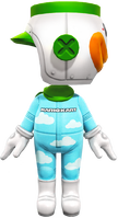 The Koopa Clown Mii Racing Suit from Mario Kart Tour