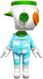 The Koopa Clown Mii Racing Suit from Mario Kart Tour