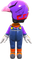 The Waluigi Mii Racing Suit from Mario Kart Tour