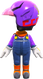 The Waluigi Mii Racing Suit from Mario Kart Tour