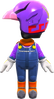 The Waluigi Mii Racing Suit from Mario Kart Tour