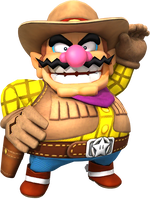 Wario's Hiker and Cowboy outfits in Mario Kart Tour