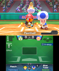Screenshot from Mario Sports Superstars