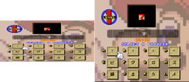 Mario's Super Picross high resolution mode comparison before and after.