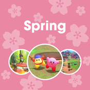 The cover image for the Spring playlist on Nintendo Music used from April 1, 2026 onwards