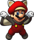 Sprite of Flying Squirrel Mario, from Puzzle & Dragons: Super Mario Bros. Edition.